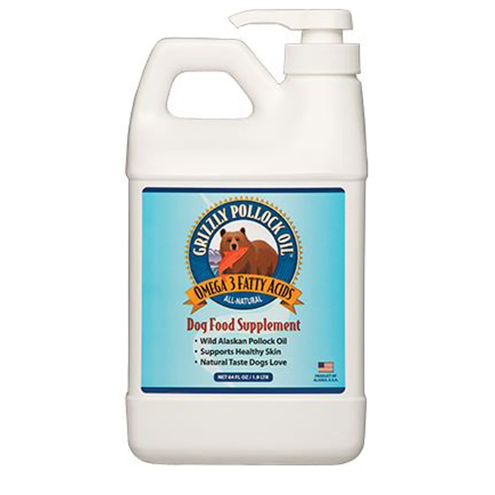 Grizzly Dog Pollock Oil 64Oz - Pet Supplies - Grizzly