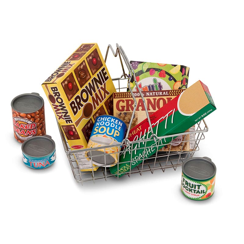 Grocery Basket With Food - Play Food - Melissa & Doug