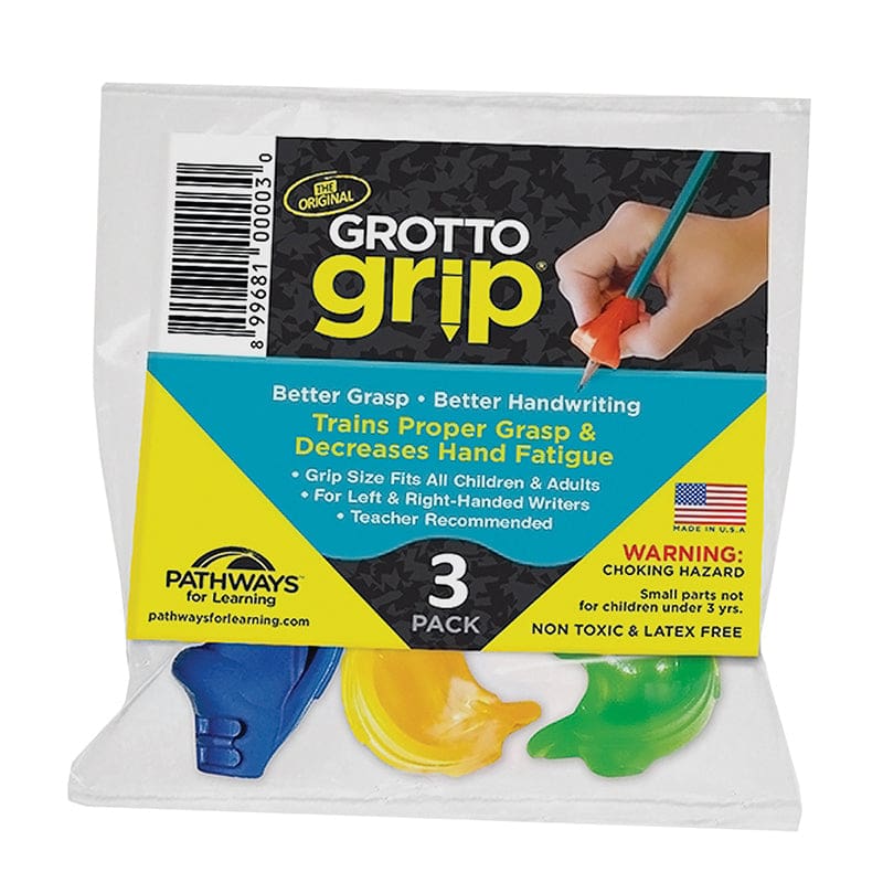 Grotto Grips 3 Pack (Pack of 10) - Pencils & Accessories - Pathways For Learning