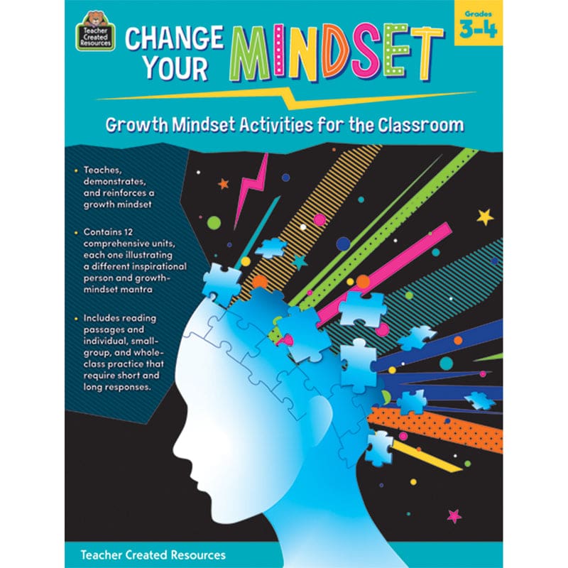 Growth Mindset For Classroom Gr 3-4 (Pack of 3) - Self Awareness - Teacher Created Resources
