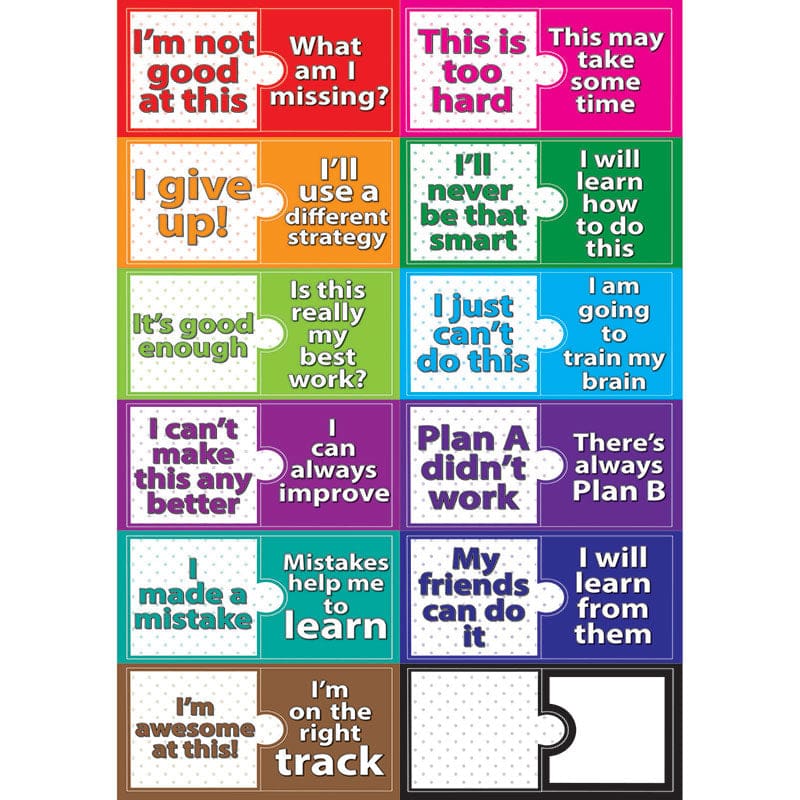 Growth Mindset Magnetic Mini Bbs (Pack of 6) - Miscellaneous - Ashley Productions