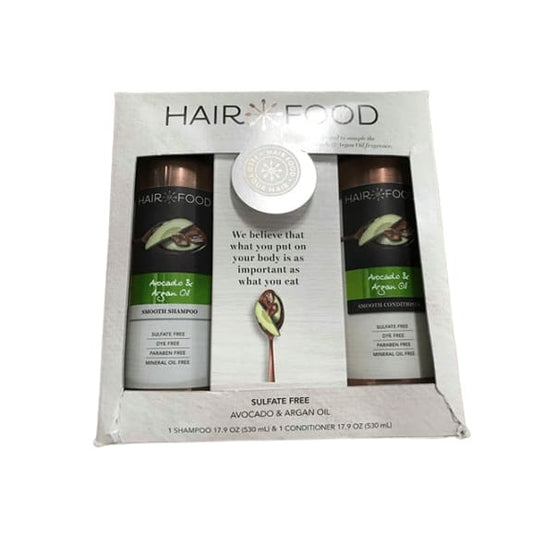 Hair Food Avocado & Argan Oil Sulfate-Free Shampoo and Conditioner Bundle Pack - ShelHealth.Com