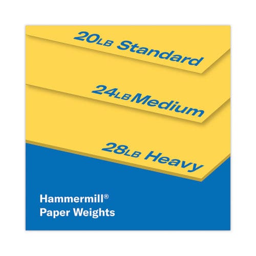 Hammermill Colors Print Paper 20 Lb Bond Weight 8.5 X 11 Goldenrod 500/ream - School Supplies - Hammermill®