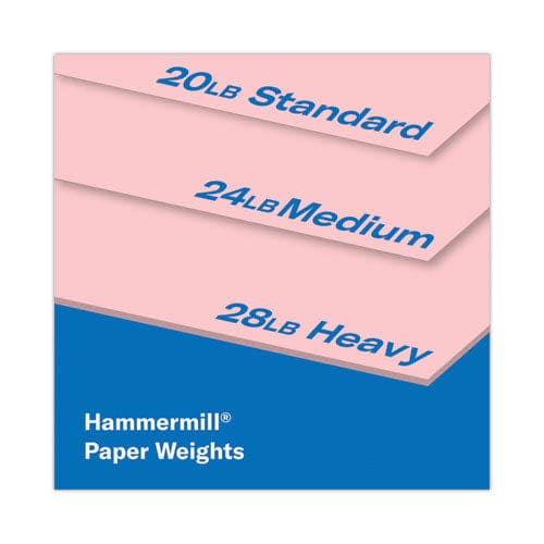 Hammermill Colors Print Paper 20 Lb Bond Weight 8.5 X 11 Pink 500/ream - School Supplies - Hammermill®