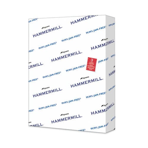 Hammermill Copy Plus Print Paper 92 Bright 3-hole 20 Lb Bond Weight 8.5 X 11 White 500/ream - School Supplies - Hammermill®