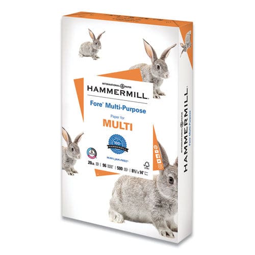 Hammermill Fore Multipurpose Print Paper 96 Bright 24 Lb Bond Weight 11 X 17 White 500/ream - School Supplies - Hammermill®