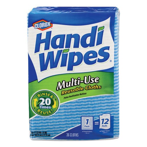 Handi Wipes 21 X 11 Blue 36 Wipes/pack 4 Packs/carton - Janitorial & Sanitation - Clorox®