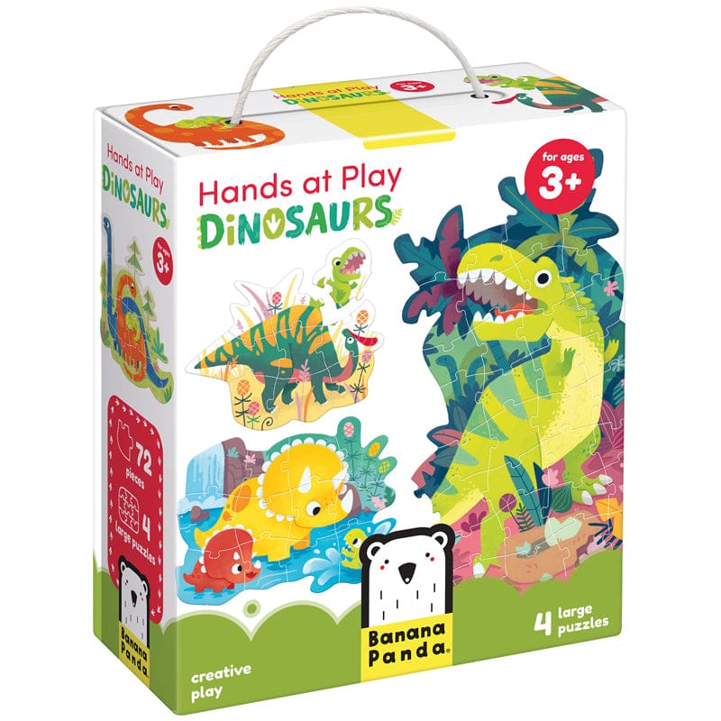 Hands At Play Dinosaurs (Pack of 2) - Puzzles - Banana Panda