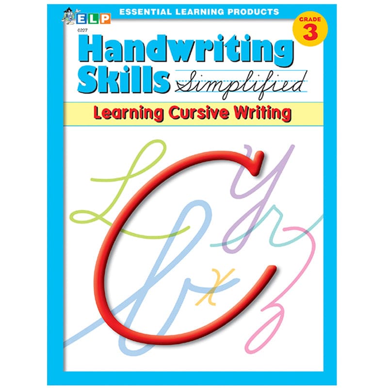 Handwriting Skills Simplified Learning Cursive (Pack of 6) | ShelHealth