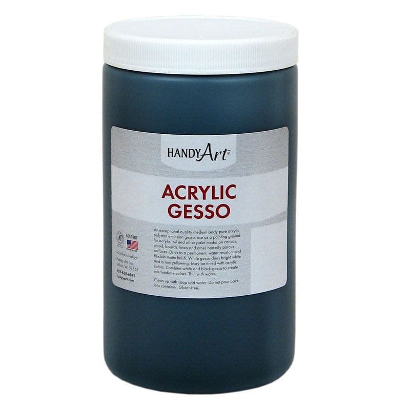 Handy Art Acrylic Black Gesso 32 Oz (Pack of 3) - Paint - Rock Paint Distributing Corp