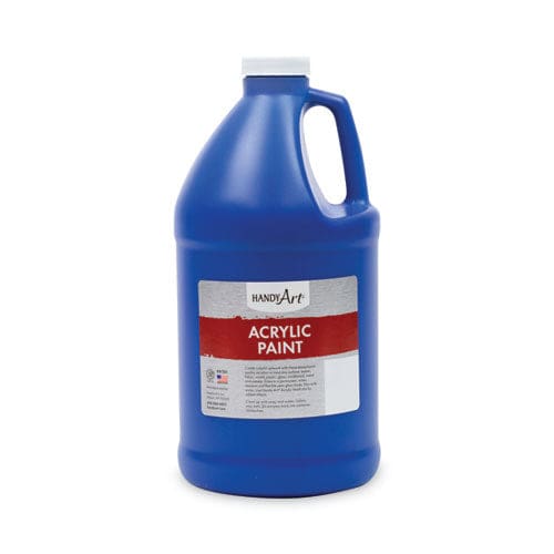Handy Art Acrylic Paint Blue 64 Oz Bottle - School Supplies - Handy Art®