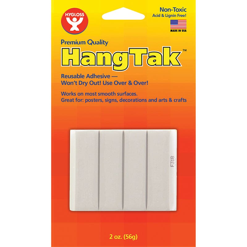 Hangtak White (Pack of 12) - Adhesives - Hygloss Products Inc.