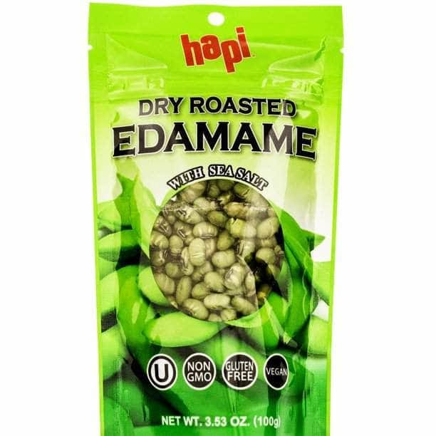 HAPI HAPI Dry Roasted Edamame With Sea Salt, 3.53 oz