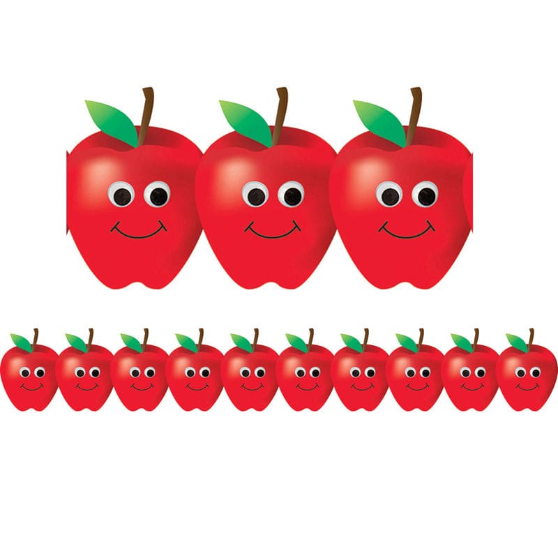 Happy Apples Border (Pack of 8) - Border/Trimmer - Hygloss Products Inc.