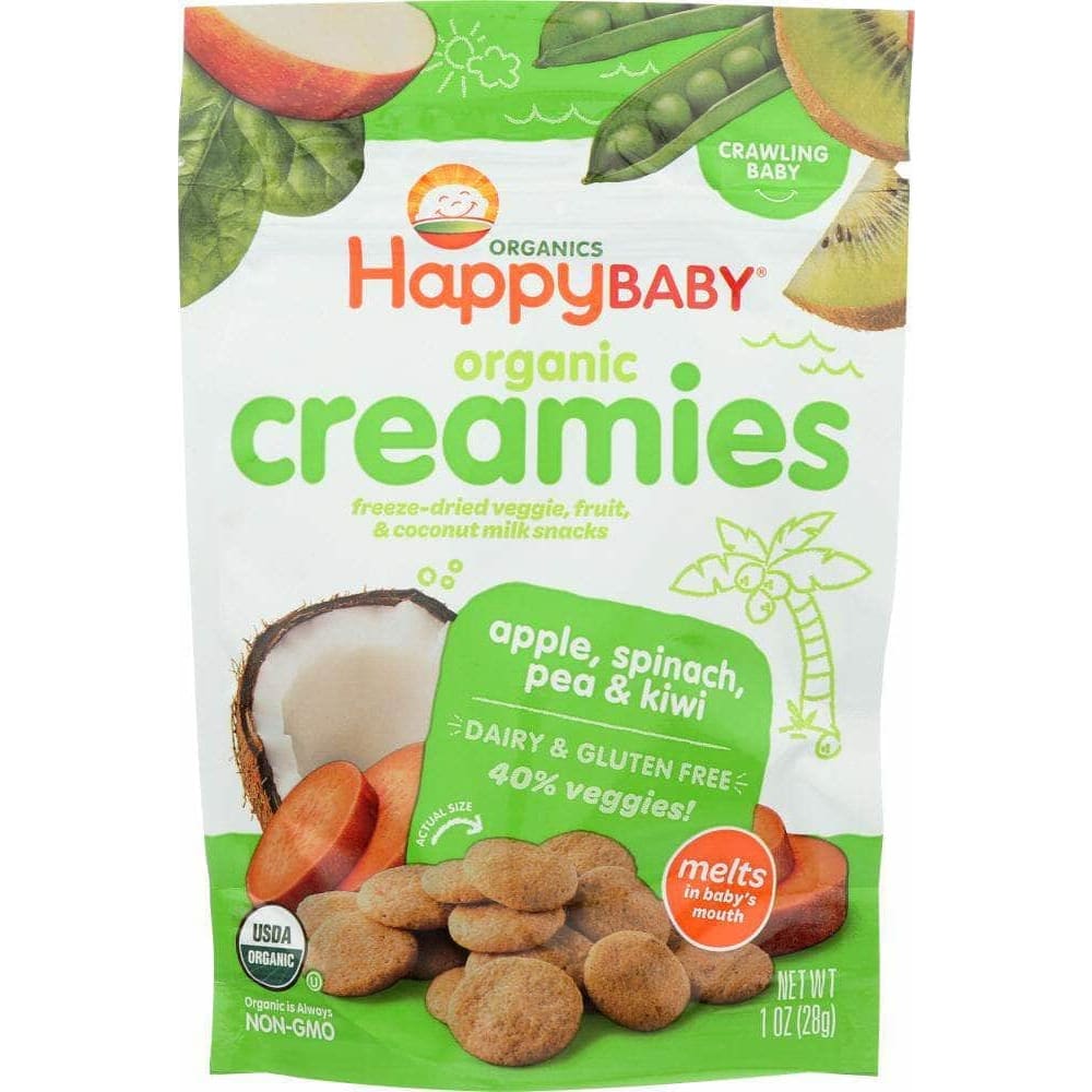Happy Baby Happy Baby Creamies Apple Spinach Pea and Kiwi, 1 oz
