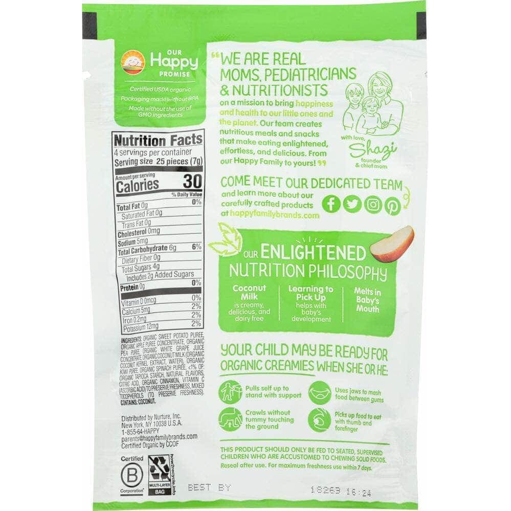 Happy Baby Happy Baby Creamies Apple Spinach Pea and Kiwi, 1 oz