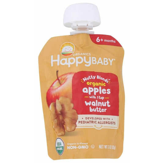HAPPY BABY Happy Baby Food Baby Apple Walnt Btr, 3 Oz