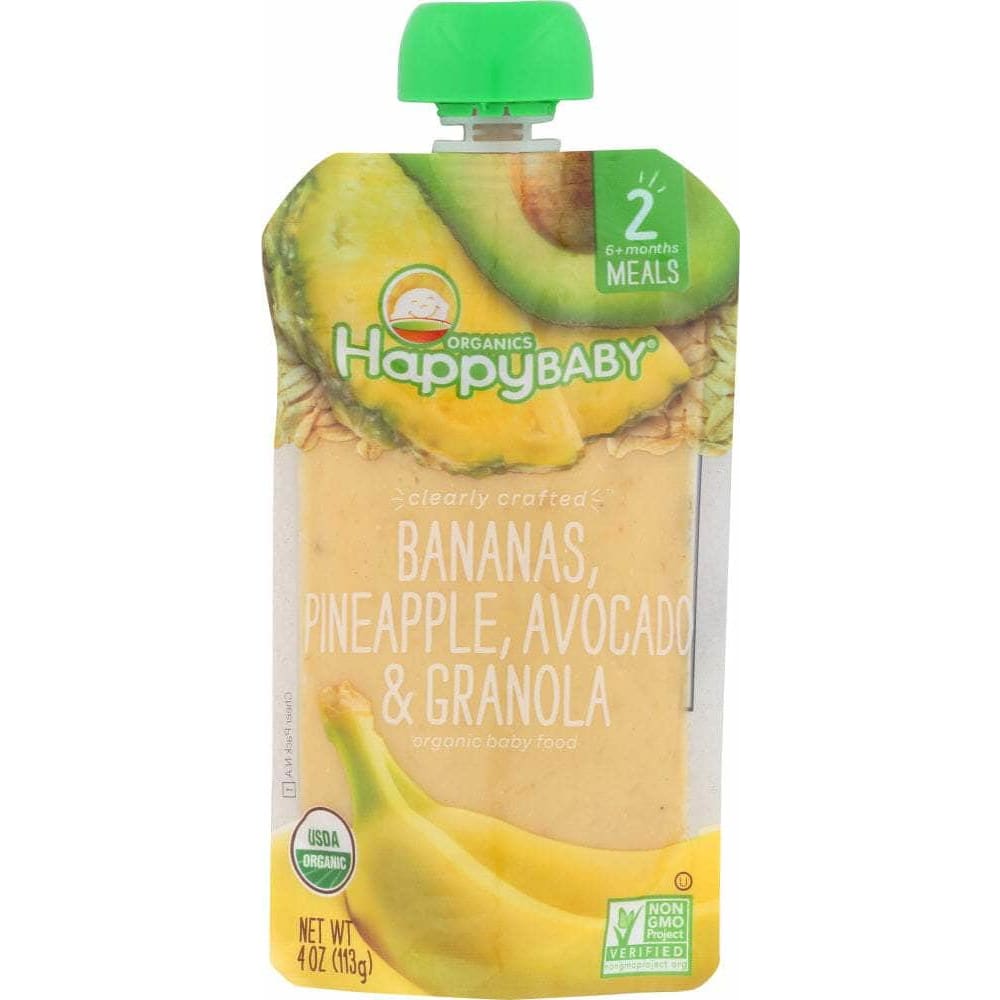 Happy Baby Happy Baby Granola Ban Pineapple Avocado, 4 oz