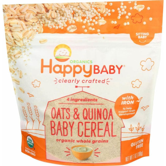 HAPPY BABY Happy Baby Oats And Quinoa Cereal, 7 Oz