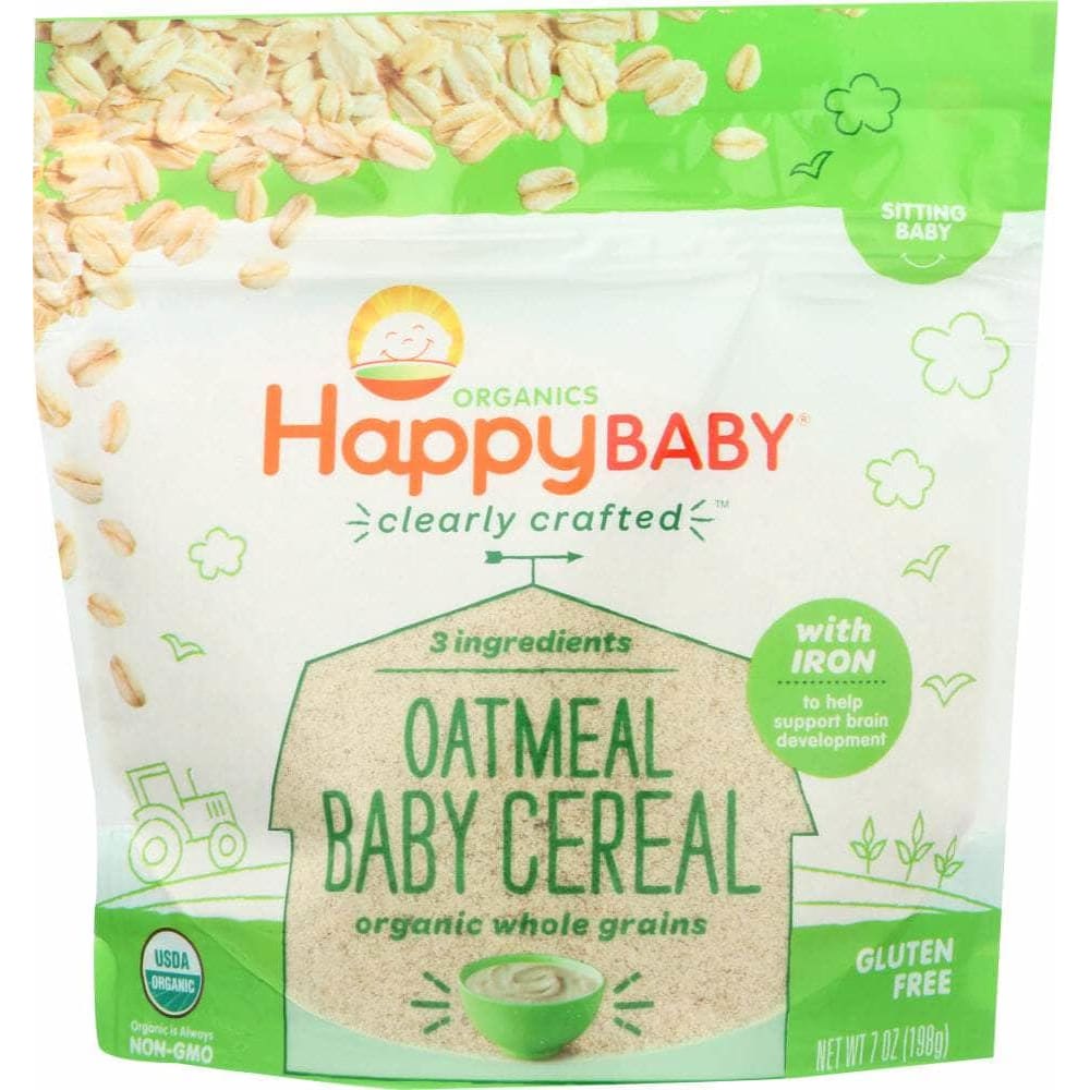 Happy Baby Happy Baby Probiotic Oatmeal Baby Cereal, 7 oz
