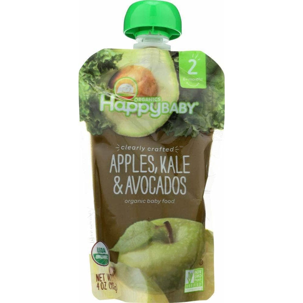 Happy Baby Happy Baby S2 Apple Kale Avocado Organic, 4 oz