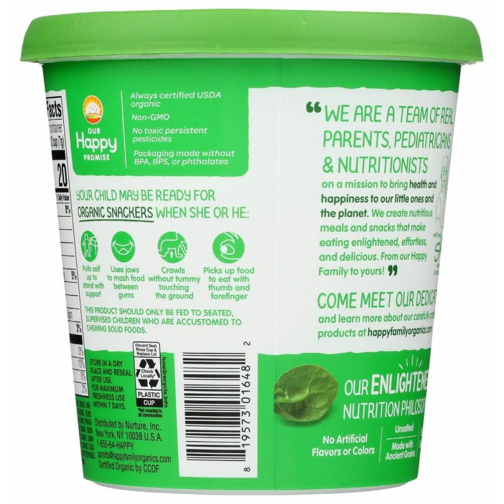 HAPPY BABY Happy Baby Snack Crmy Spnch Crrt Org, 1.5 Oz