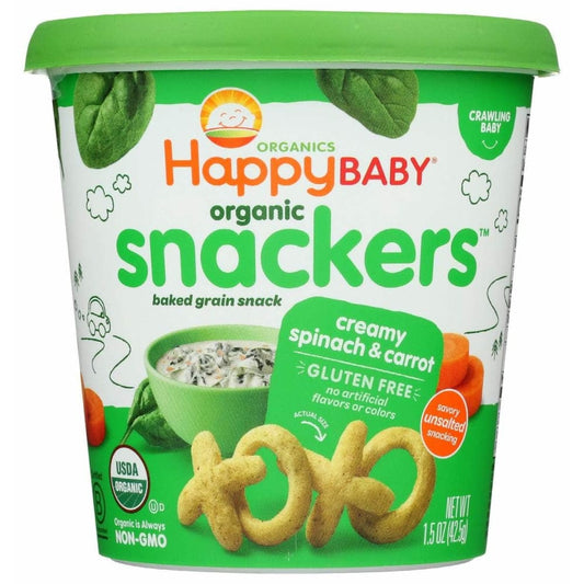 HAPPY BABY Happy Baby Snack Crmy Spnch Crrt Org, 1.5 Oz