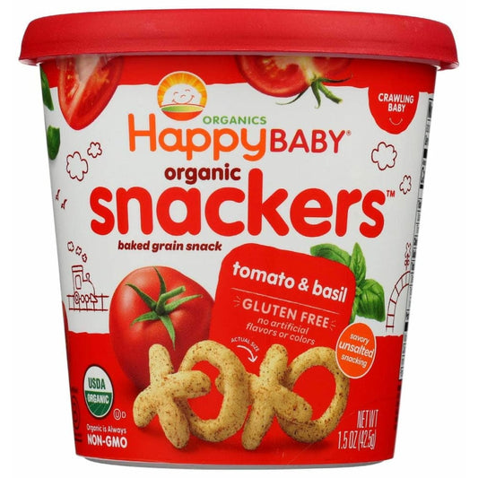 HAPPY BABY Happy Baby Snack Tomato Basil Org, 1.5 Oz
