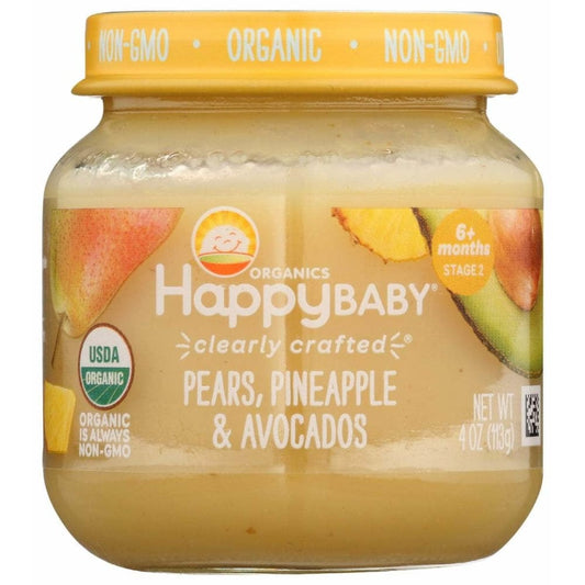 HAPPY BABY Happy Baby Stage 2 Pear Pinapl Avocd, 4 Oz