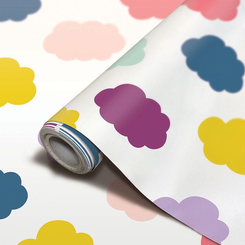 Happy Day Clouds Peel & Stick Paper Decorative - Contact Paper - Teacher Created Resources