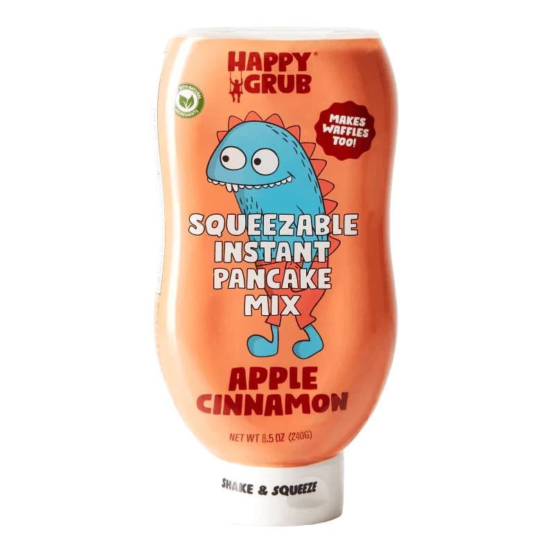 HAPPY GRUB: Apple Cinnamon Instant Pancake Mix 9.5 oz - Grocery > Cooking & Baking > Baking Ingredients - HAPPY GRUB