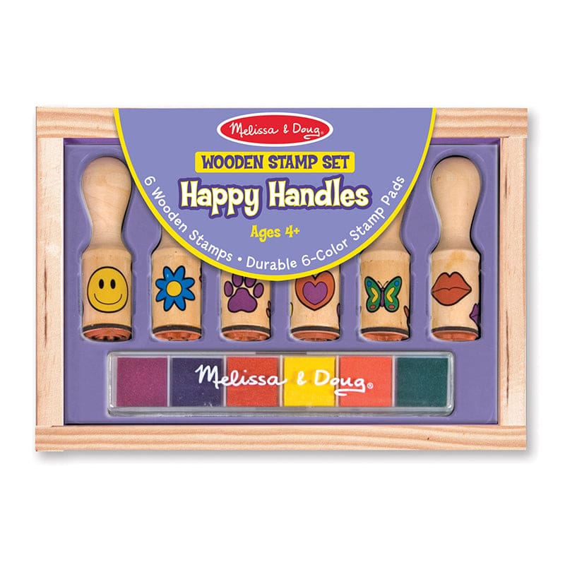 Happy Handle Stamp Set (Pack of 2) - Stamps - Melissa & Doug