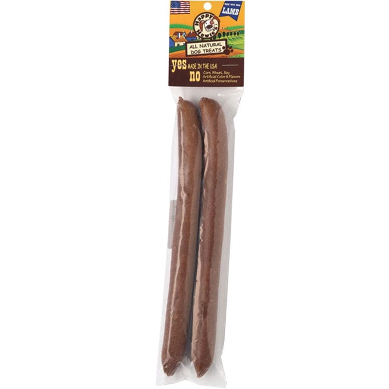 Happy Howie Dog Lamb Sausage 12 Inch Iw 18 Pack - Pet Supplies - Happy Howie