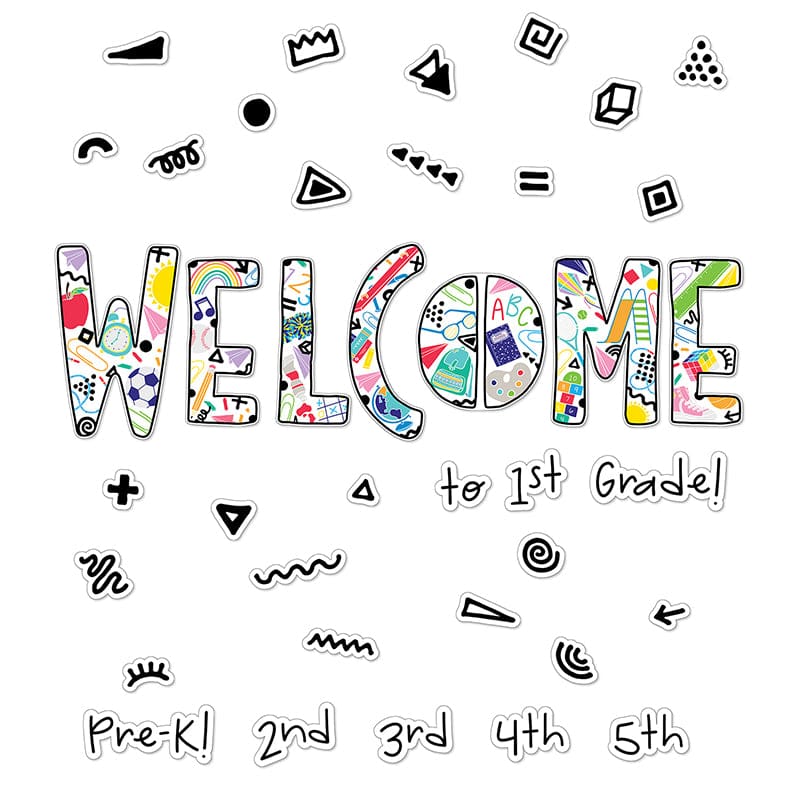 Happy Place Welcome Bulletin Set (Pack of 3) - Classroom Theme - Carson Dellosa Education