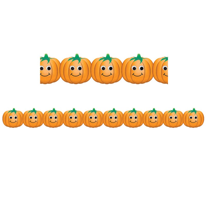 Happy Pumpkins Border (Pack of 8) - Border/Trimmer - Hygloss Products Inc.