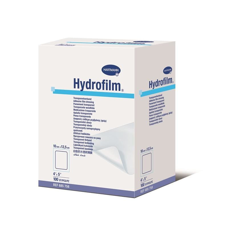Hartmann Hydrofilm Transparent Film 4In X 5In Box of 100 - Wound Care >> Advanced Wound Care >> Film Dressings - Hartmann