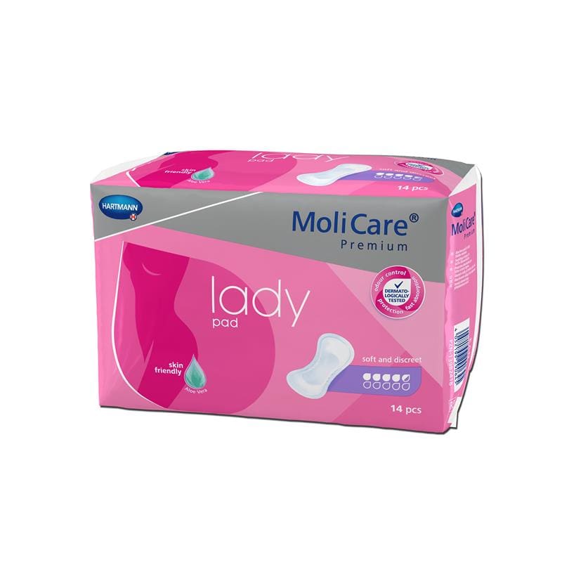Hartmann Molicare Premium Lady Pad Max 17 X 6.5 C168 - Incontinence >> Liners and Pads - Hartmann