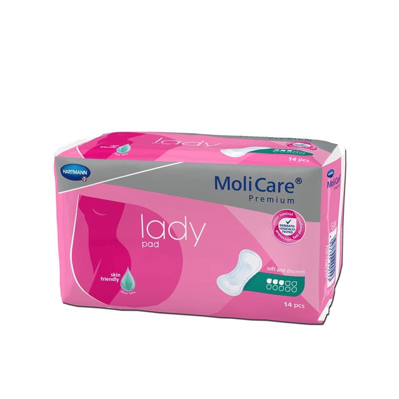 Hartmann Molicare Premium Lady Pad Midi 13 X 5.5 Case of 12 - Incontinence >> Liners and Pads - Hartmann