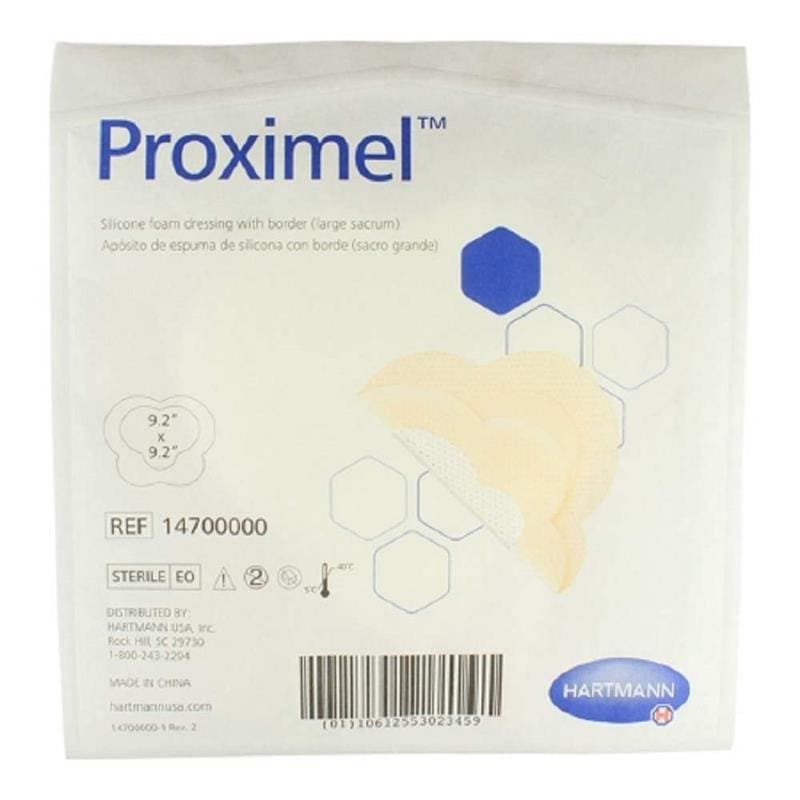 Hartmann Proximel Silicone With Border Sacrum Large Box of 5 - Wound Care >> Advanced Wound Care >> Silicone - Hartmann