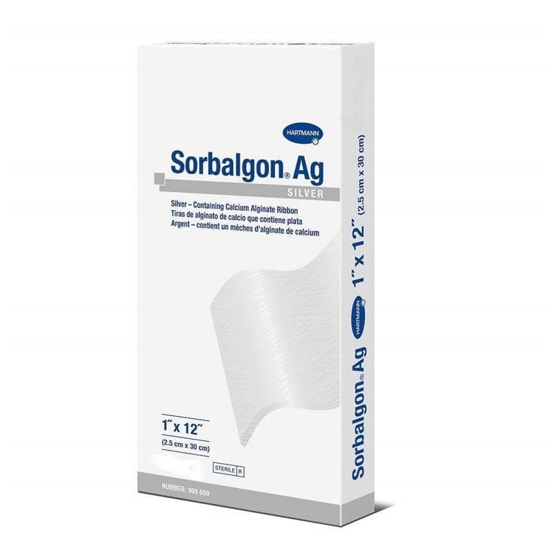 Hartmann Sorbalgon Ag Rope 12In Silver Alginate Box of 5 - Wound Care >> Advanced Wound Care >> Silver Dressings - Hartmann