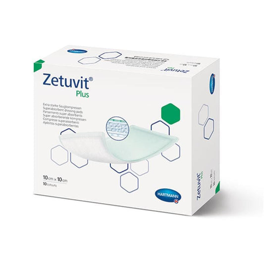 Hartmann Zetuvit Plus 4 X 4 Super Absorbent Box of 10 - Item Detail - Hartmann
