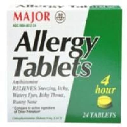 Harvard Drug Allergy 4Mg Tabs (Chlortrimeto Box of 100 (Pack of 6) - Over the Counter >> Cough and Cold Relief - Harvard Drug