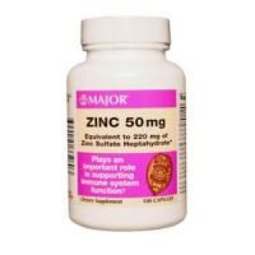 Harvard Drug Zinc 50Mg Tabs Gluconate Box of 100 (Pack of 2) - Over the Counter >> Vitamins and Minerals - Harvard Drug