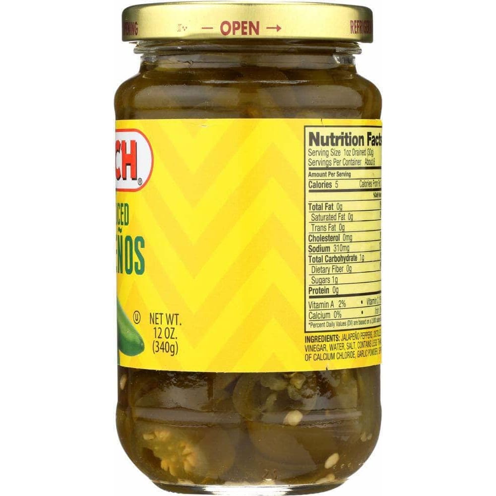 Hatch Hatch Nacho Sliced Jalapenos, 12 oz