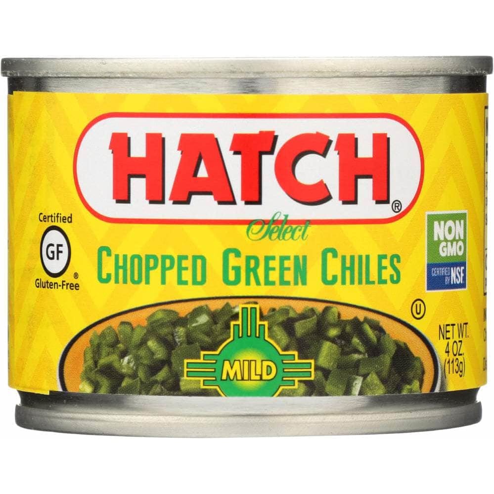 Hatch Hatch Peeled Chopped Green Chiles Mild, 4 oz