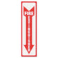 Headline Sign Glow In The Dark Sign 4 X 13 Red Glow Fire Extinguisher - Office - Headline® Sign