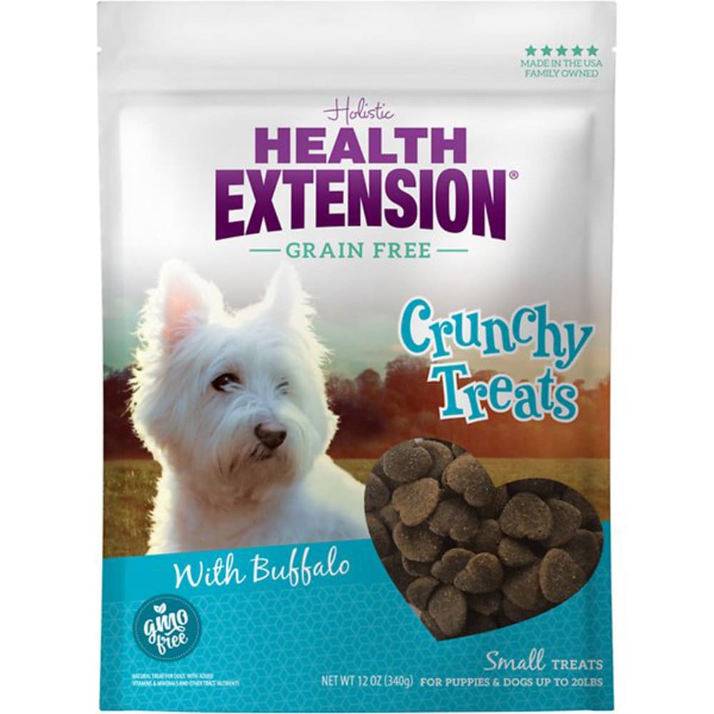 Health Extension Buffalo Heart Treats - Small 12oz - Pet Supplies - Health Extension