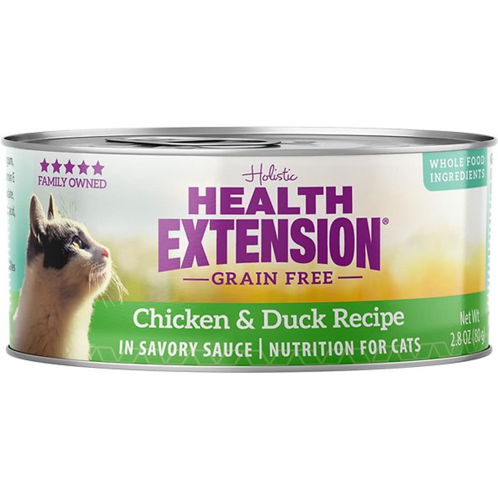 Health Extension Chicken and Duck Cat Food 2.8oz (Case of 24) - Pet Supplies - Health Extension