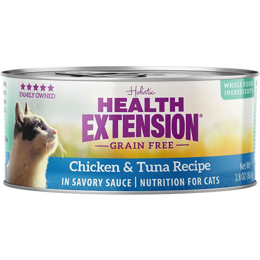 Health Extension Chicken and Tuna Cat Food 2.8oz (Case of 24) - Pet Supplies - Health Extension