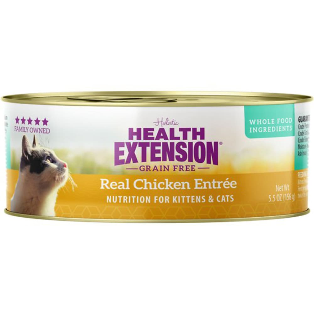 Health Extension Chicken Entree Cat Food 5.5oz (Case of 24) - Pet Supplies - Health Extension